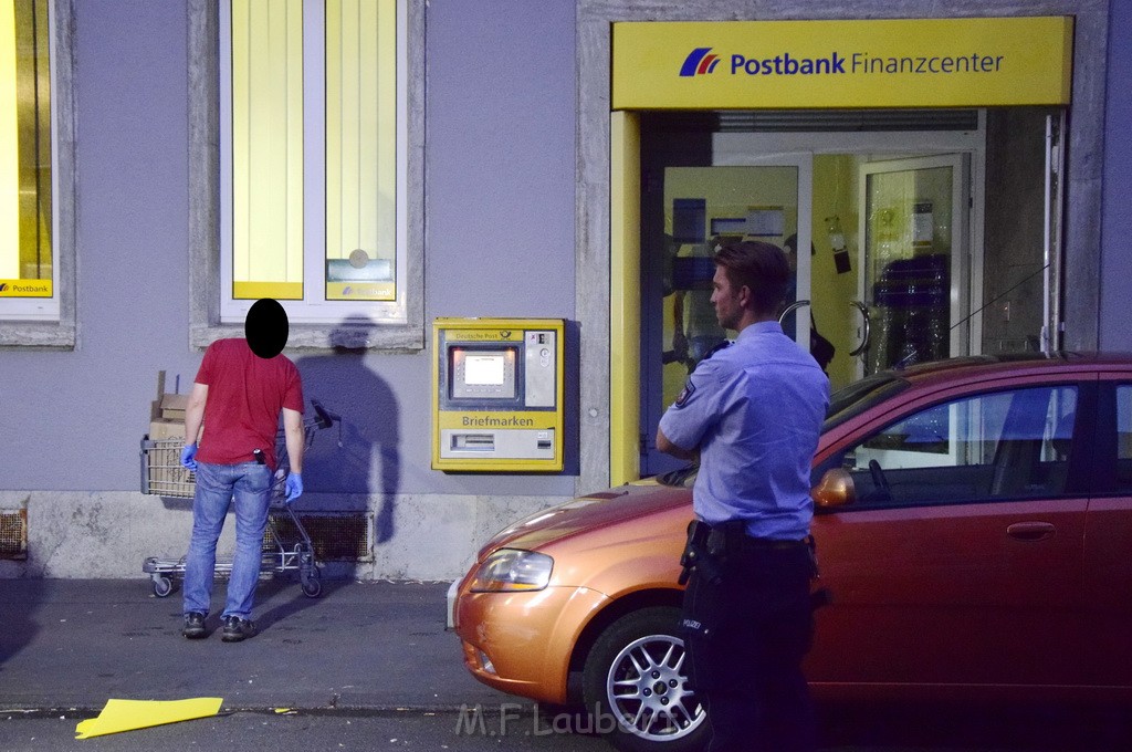 Geldautomat gesprengt Koeln Lindenthal Geibelstr P036.JPG - Miklos Laubert